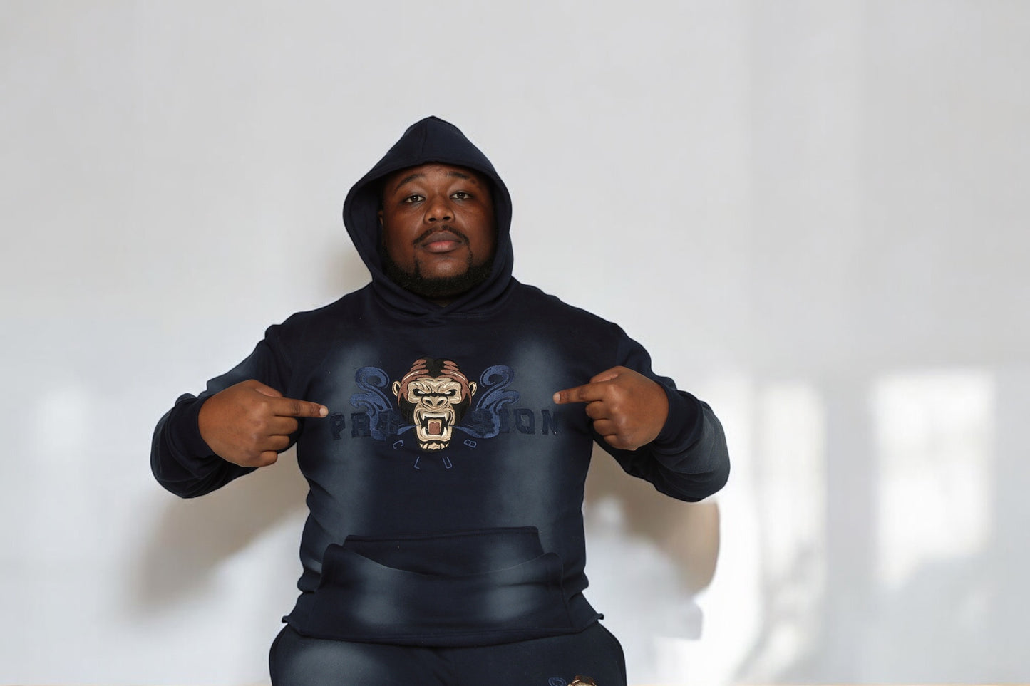 Men’s Flared Sweatsuits Sweatpants and Hoodie Set