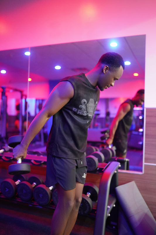 Heavyweight suede Sleeveless T-shirt