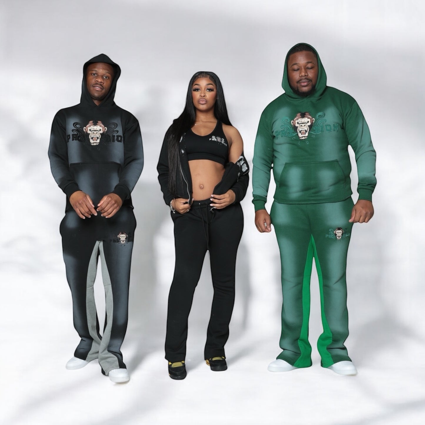 Women’s Zip up hoodie tracksuit set